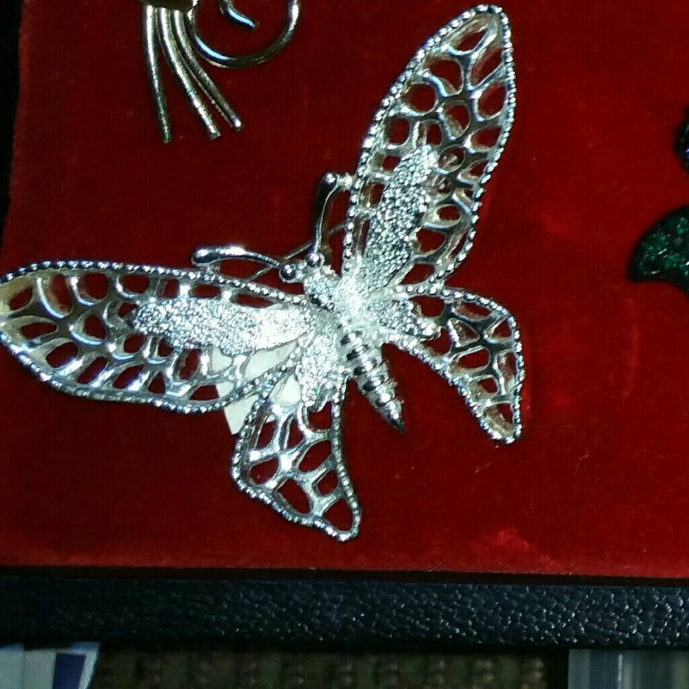 Vintage Silver Sarah Coventry Brooch #4